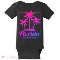 Florida Sunshine State Retro Look Baby Bodysuit thumb 0