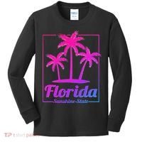 Florida Sunshine State Retro Look Kids Long Sleeve Shirt thumb 0