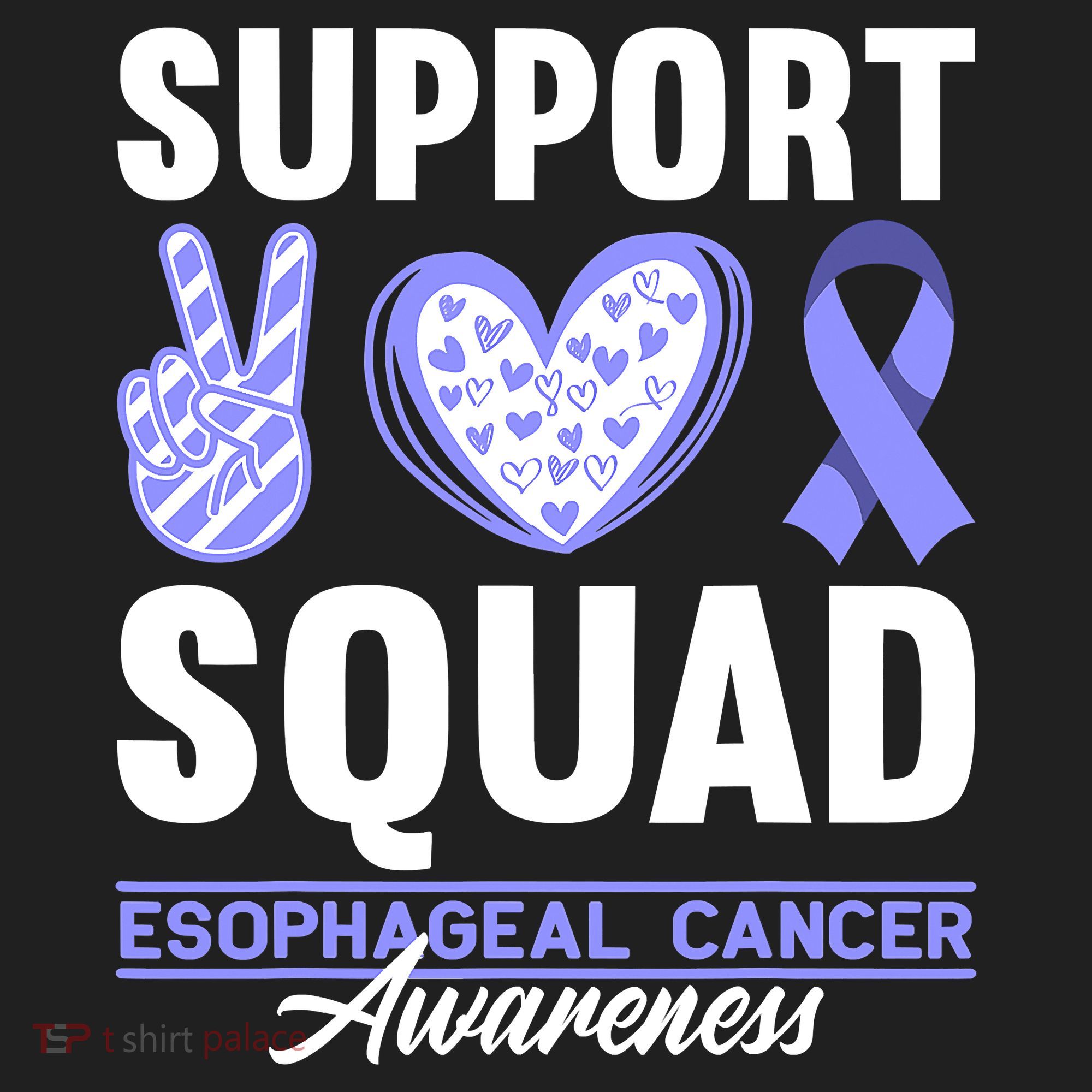 Funny Support Squad I Esophagus Esophageal Cancer Women's Sweatshirt
