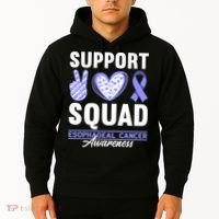 Funny Support Squad I Esophagus Esophageal Cancer Hoodie thumb 2