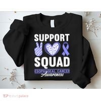 Funny Support Squad I Esophagus Esophageal Cancer Sweatshirt thumb 2