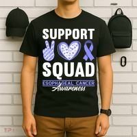 Funny Support Squad I Esophagus Esophageal Cancer T-Shirt thumb 6