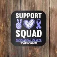 Funny Support Squad I Esophagus Esophageal Cancer Coaster thumb 0