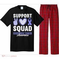 Funny Support Squad I Esophagus Esophageal Cancer Pajama Set thumb 0