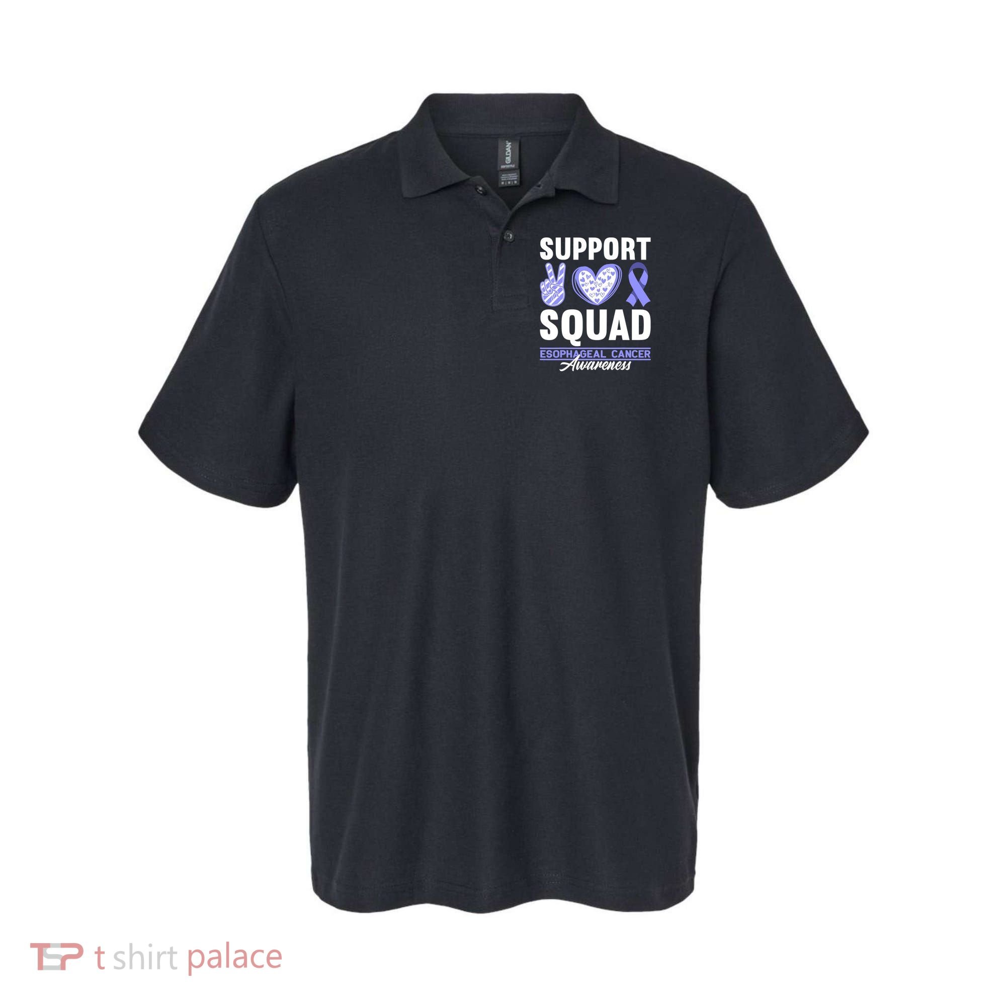 Funny Support Squad I Esophagus Esophageal Cancer Polo
