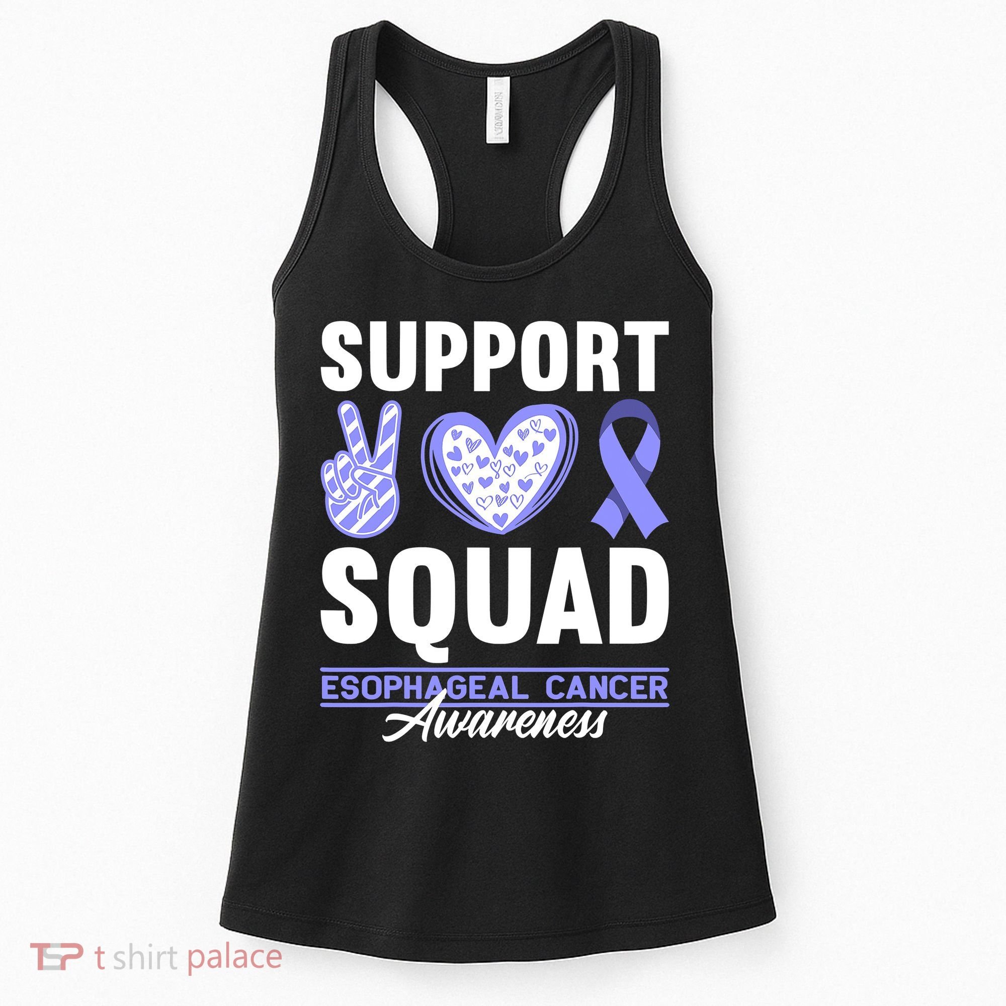 Funny Support Squad I Esophagus Esophageal Cancer Women's Tank Top