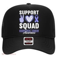 Funny Support Squad I Esophagus Esophageal Cancer Hat thumb 0