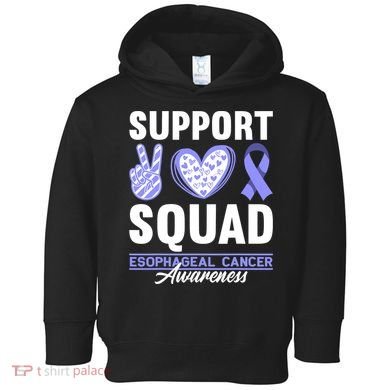 Funny Support Squad I Esophagus Esophageal Cancer Toddler Hoodie