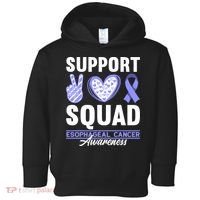 Funny Support Squad I Esophagus Esophageal Cancer Toddler Hoodie thumb 0