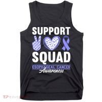 Funny Support Squad I Esophagus Esophageal Cancer Tank Top thumb 0