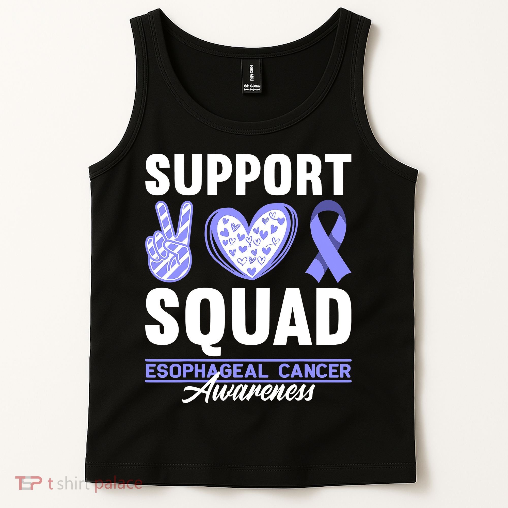 Funny Support Squad I Esophagus Esophageal Cancer Tank Top
