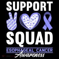 Funny Support Squad I Esophagus Esophageal Cancer Tank Top thumb 6
