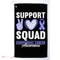 Funny Support Squad I Esophagus Esophageal Cancer Golf Towel thumb 0