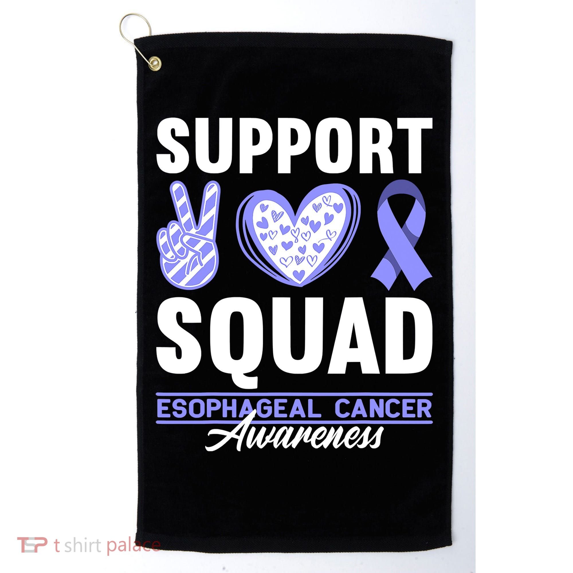 Funny Support Squad I Esophagus Esophageal Cancer Golf Towel