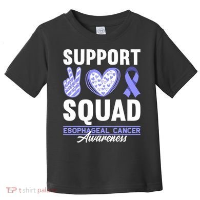 Funny Support Squad I Esophagus Esophageal Cancer Toddler T-Shirt