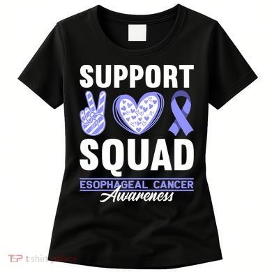 Funny Support Squad I Esophagus Esophageal Cancer Women's T-Shirt