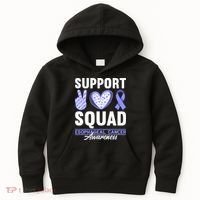 Funny Support Squad I Esophagus Esophageal Cancer Kids Hoodie thumb 0
