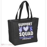 Funny Support Squad I Esophagus Esophageal Cancer Tote Bag thumb 2