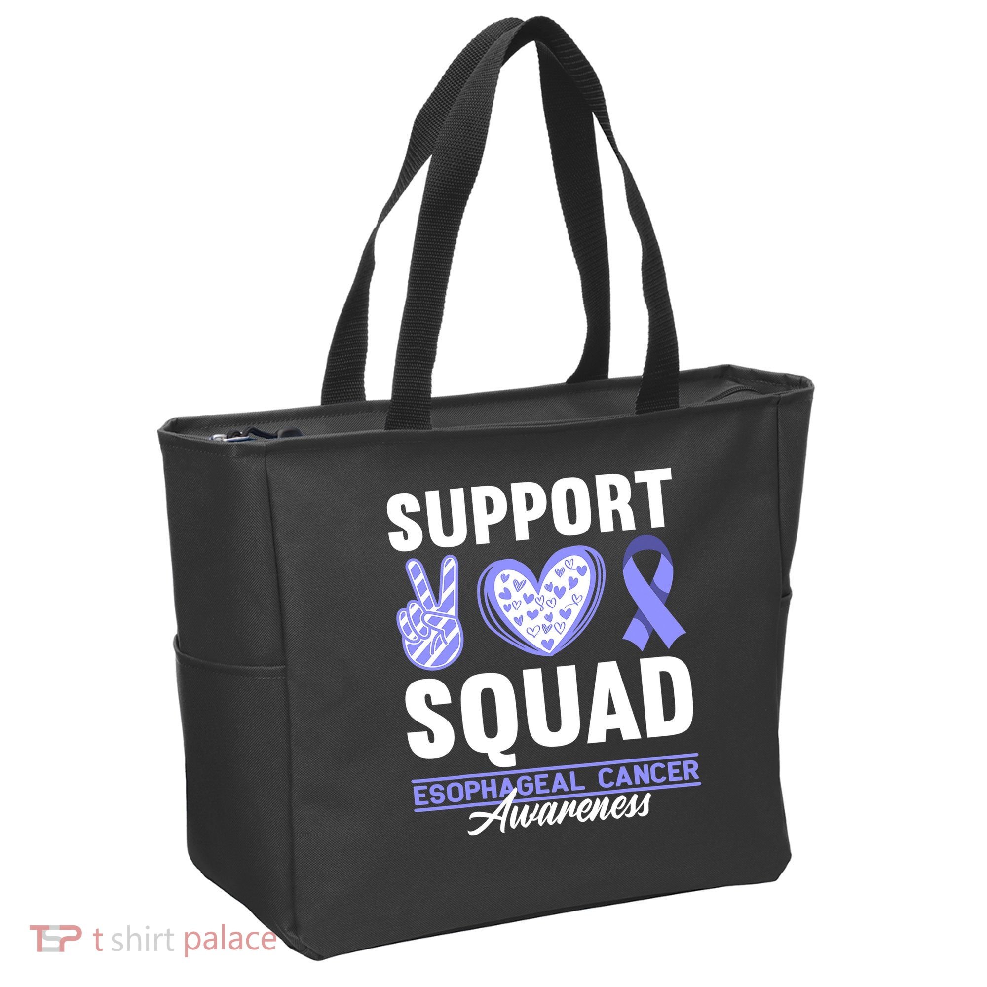 Funny Support Squad I Esophagus Esophageal Cancer Tote Bag
