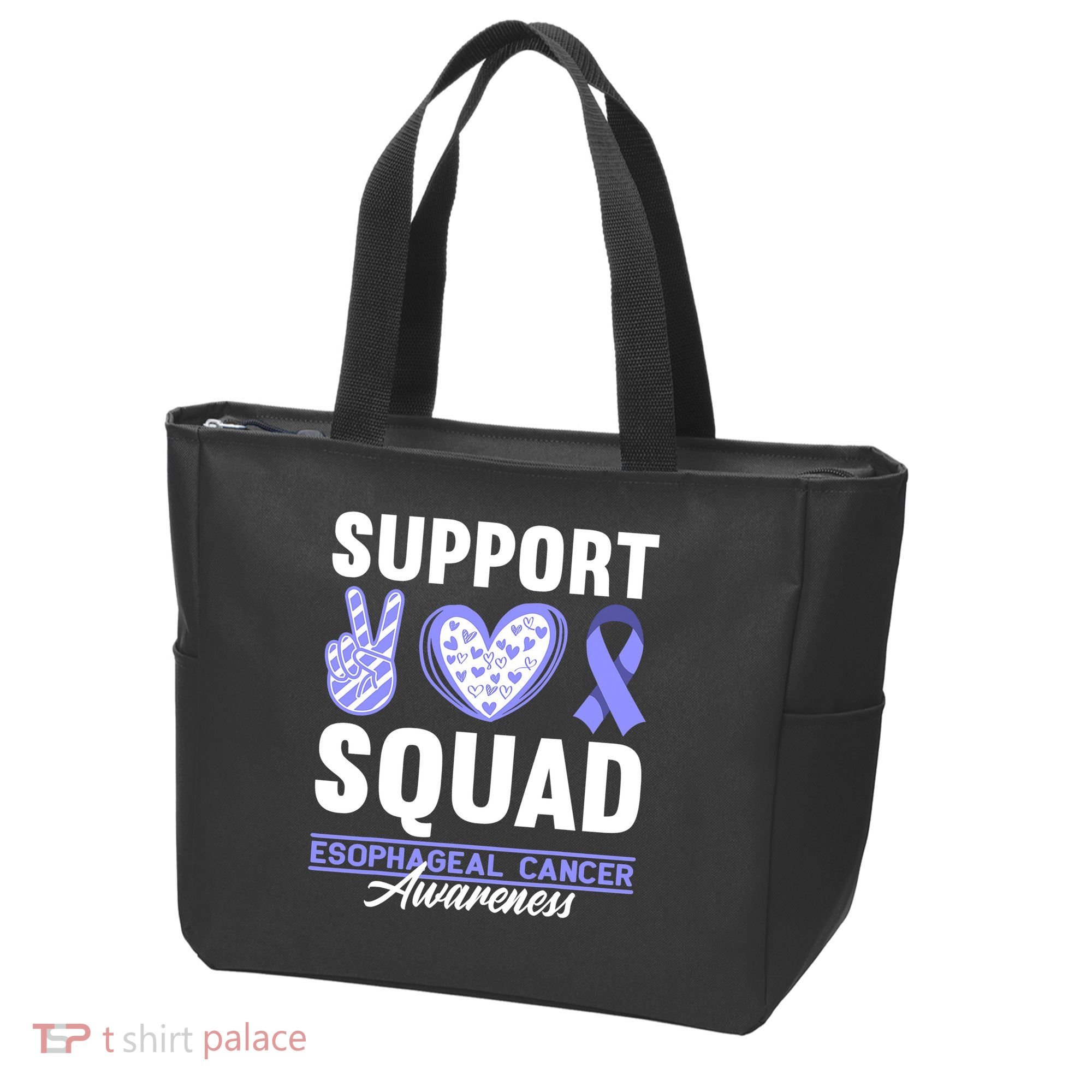 Funny Support Squad I Esophagus Esophageal Cancer Tote Bag
