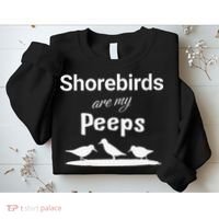 Funny Shorebird Sandpiper Peeps Birdwatching Birder Sweatshirt thumb 2