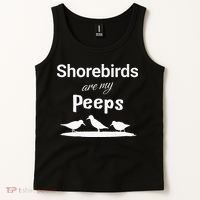 Funny Shorebird Sandpiper Peeps Birdwatching Birder Tank Top thumb 2