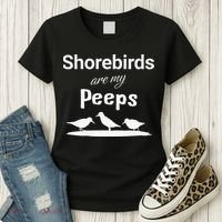 Funny Shorebird Sandpiper Peeps Birdwatching Birder Women's T-Shirt thumb 3