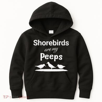 Funny Shorebird Sandpiper Peeps Birdwatching Birder Kids Hoodie