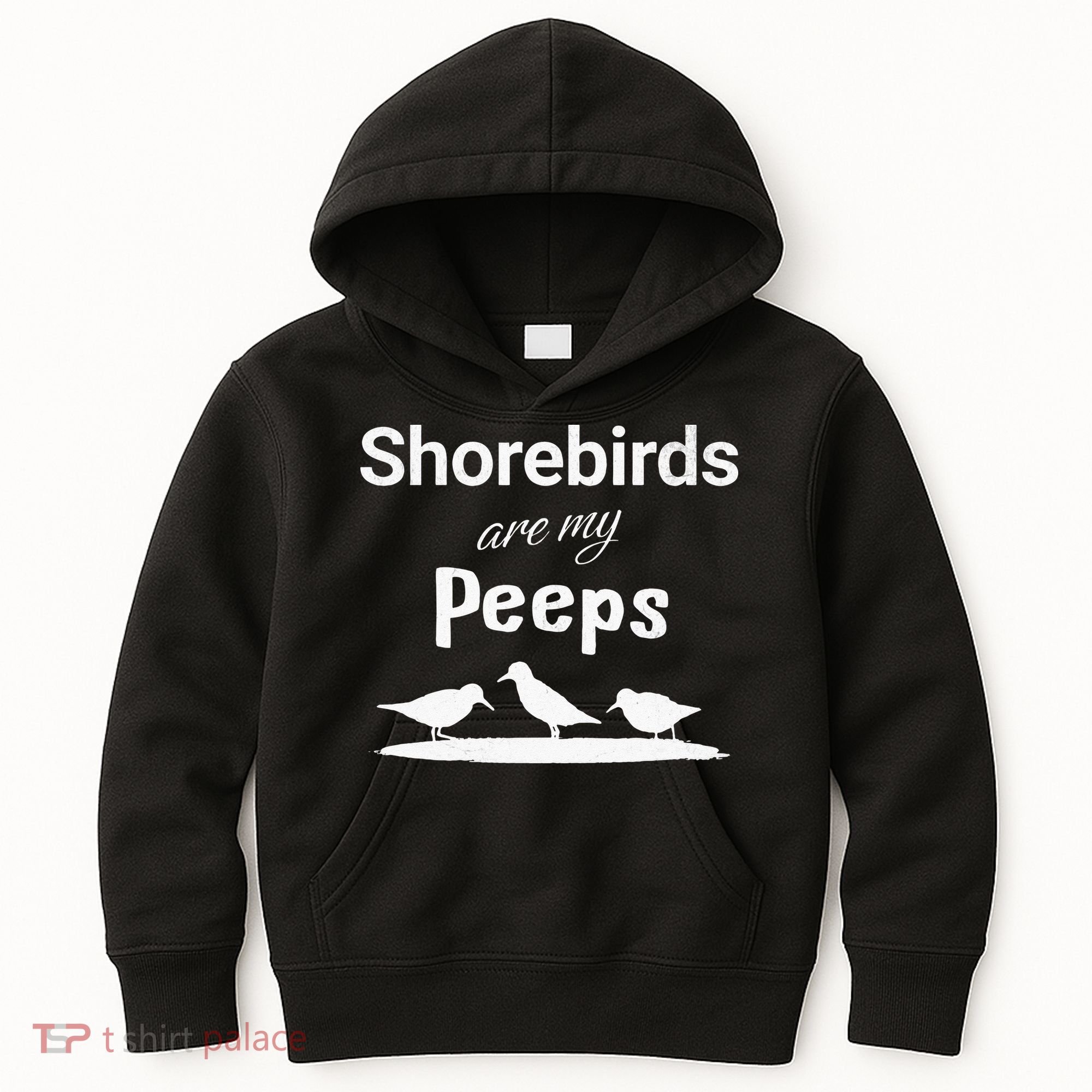 Funny Shorebird Sandpiper Peeps Birdwatching Birder Kids Hoodie