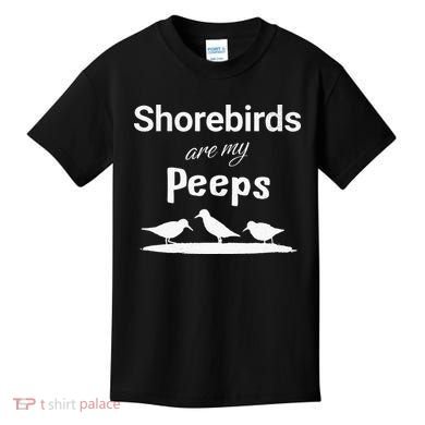 Funny Shorebird Sandpiper Peeps Birdwatching Birder Kids T-Shirt