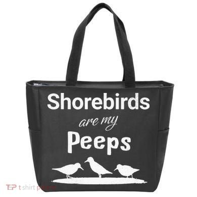 Funny Shorebird Sandpiper Peeps Birdwatching Birder Tote Bag