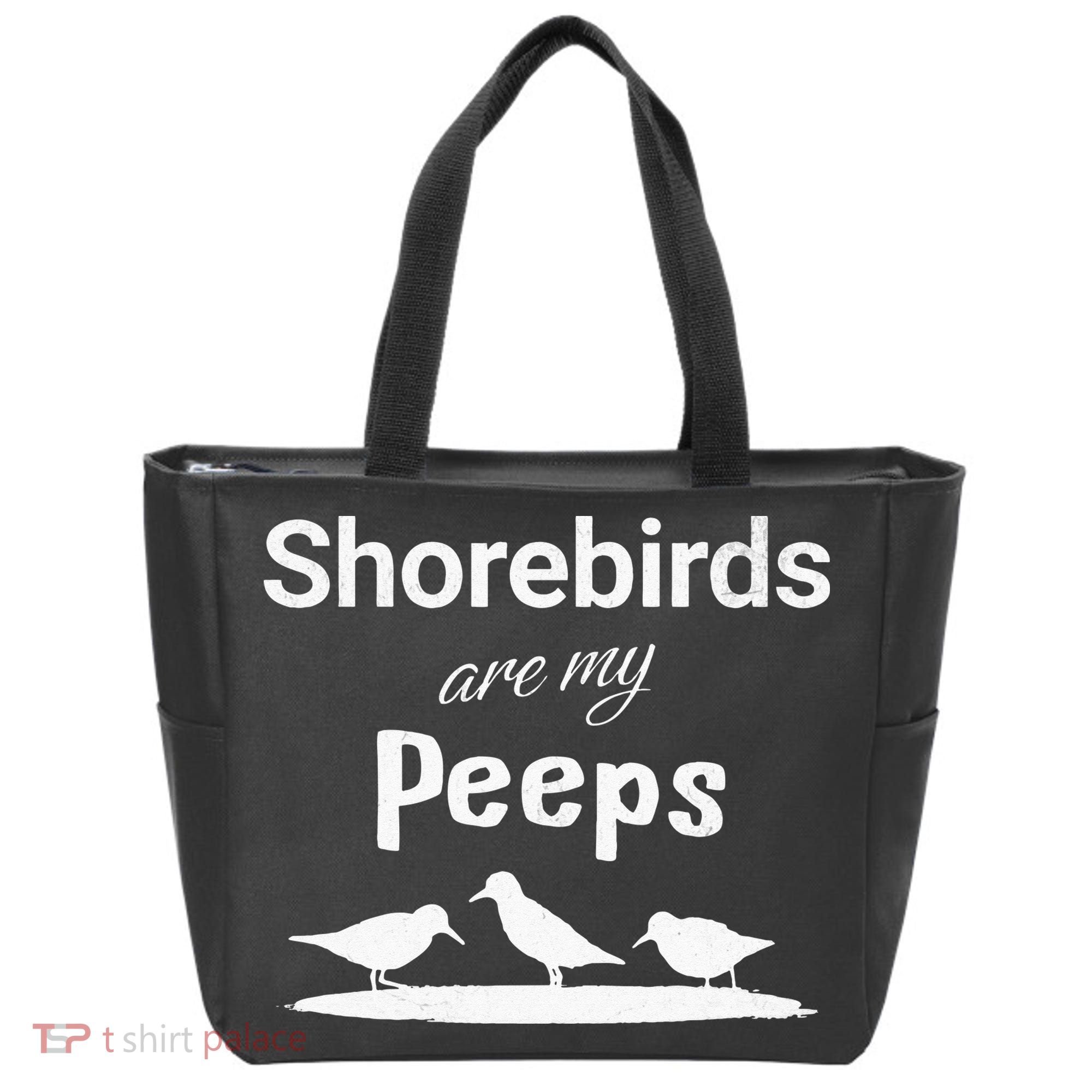 Funny Shorebird Sandpiper Peeps Birdwatching Birder Tote Bag