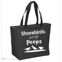 Funny Shorebird Sandpiper Peeps Birdwatching Birder Tote Bag thumb 2
