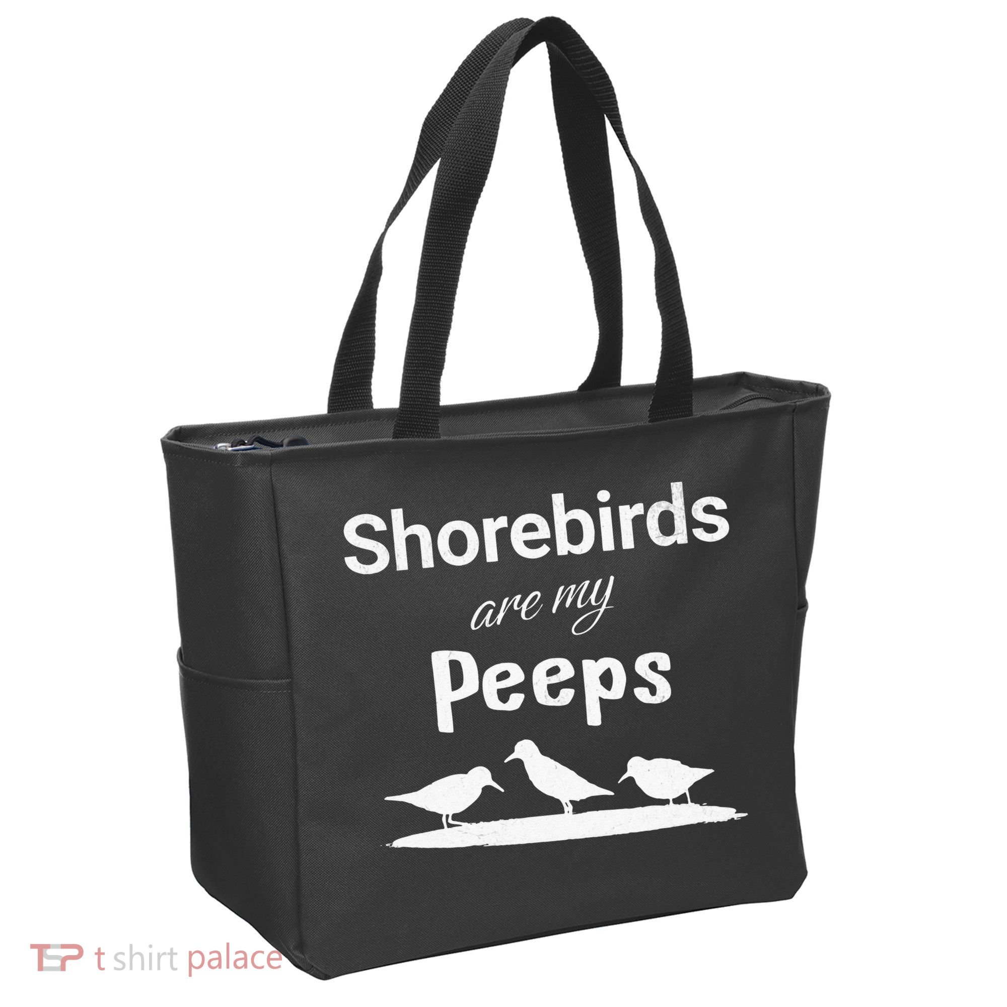 Funny Shorebird Sandpiper Peeps Birdwatching Birder Tote Bag