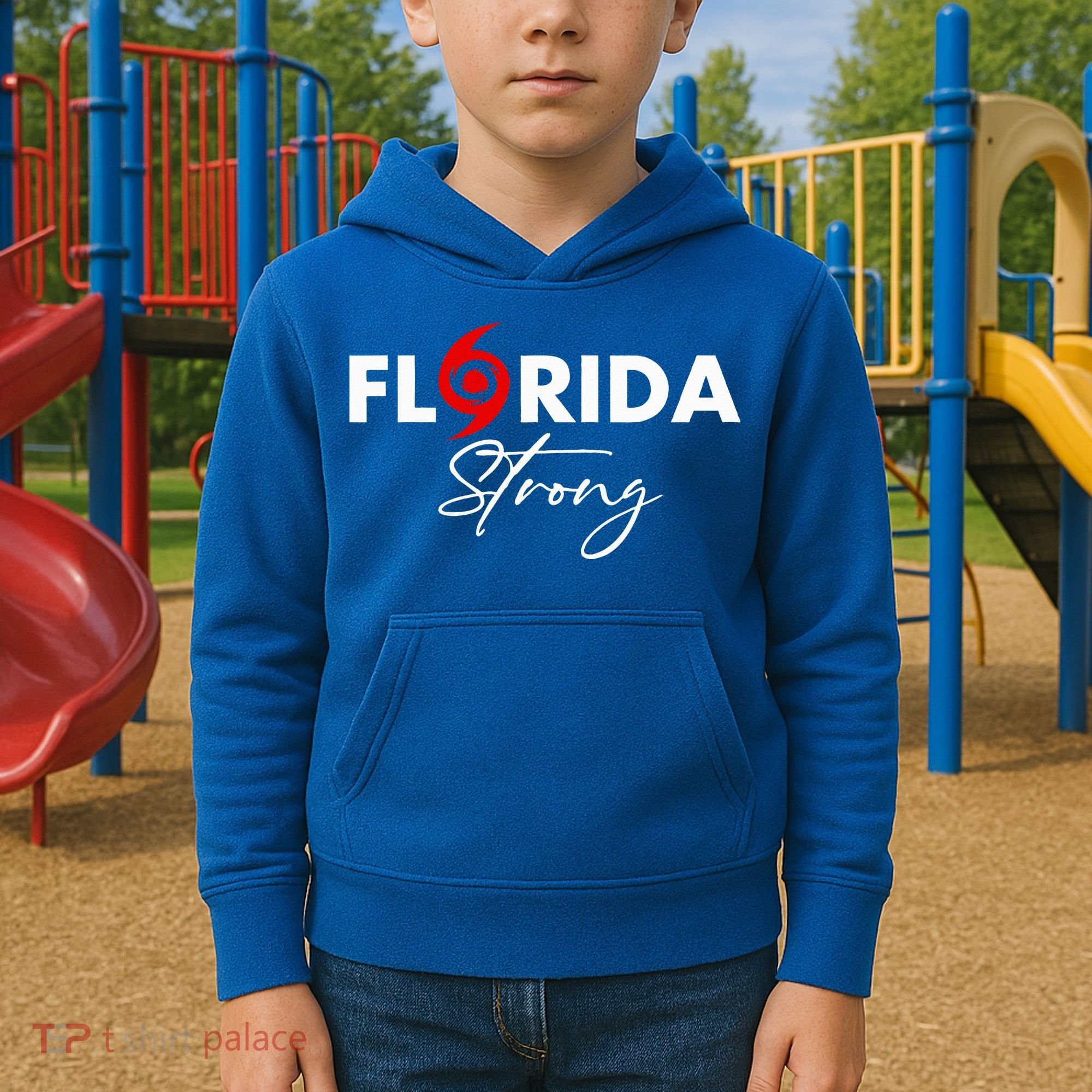 Florida Strong Support Pray For Florida Strong Community Kids Hoodie