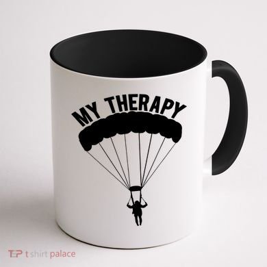 Funny Skydive Sayings, Parachuting Gift, Skydiver Present Coffee Mug back