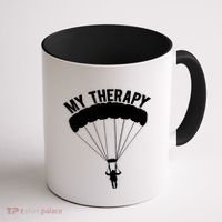 Funny Skydive Sayings, Parachuting Gift, Skydiver Present Coffee Mug thumb 1