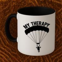 Funny Skydive Sayings, Parachuting Gift, Skydiver Present Coffee Mug thumb 2