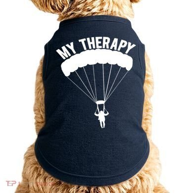 Funny Skydive Sayings, Parachuting Gift, Skydiver Present Doggie Tank