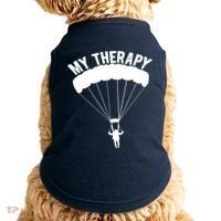 Funny Skydive Sayings, Parachuting Gift, Skydiver Present Doggie Tank thumb 0