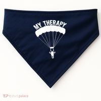 Funny Skydive Sayings, Parachuting Gift, Skydiver Present USA-Made Doggie Bandana thumb 0