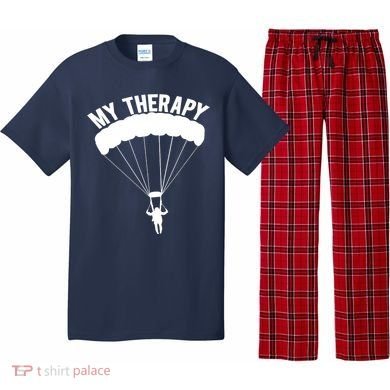 Funny Skydive Sayings, Parachuting Gift, Skydiver Present Pajama Set