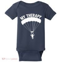 Funny Skydive Sayings, Parachuting Gift, Skydiver Present Baby Bodysuit thumb 0