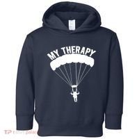 Funny Skydive Sayings, Parachuting Gift, Skydiver Present Toddler Hoodie thumb 0