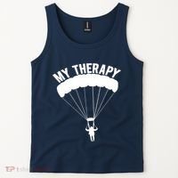 Funny Skydive Sayings, Parachuting Gift, Skydiver Present Tank Top thumb 2