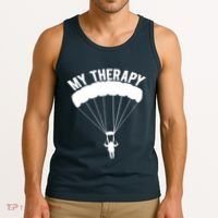 Funny Skydive Sayings, Parachuting Gift, Skydiver Present Tank Top thumb 3