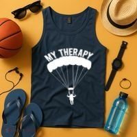 Funny Skydive Sayings, Parachuting Gift, Skydiver Present Tank Top thumb 4