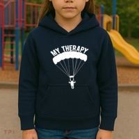 Funny Skydive Sayings, Parachuting Gift, Skydiver Present Kids Hoodie thumb 3