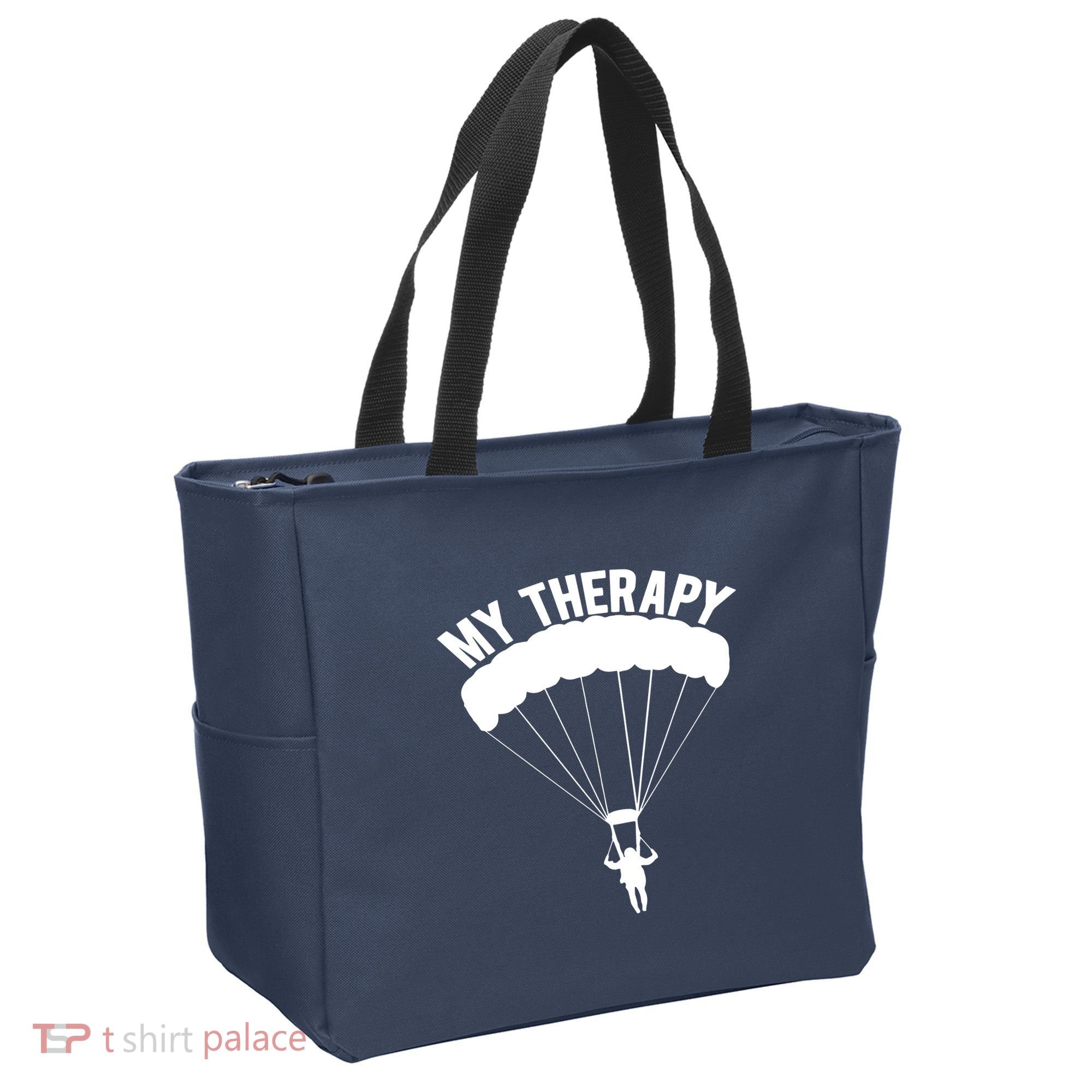 Funny Skydive Sayings, Parachuting Gift, Skydiver Present Tote Bag