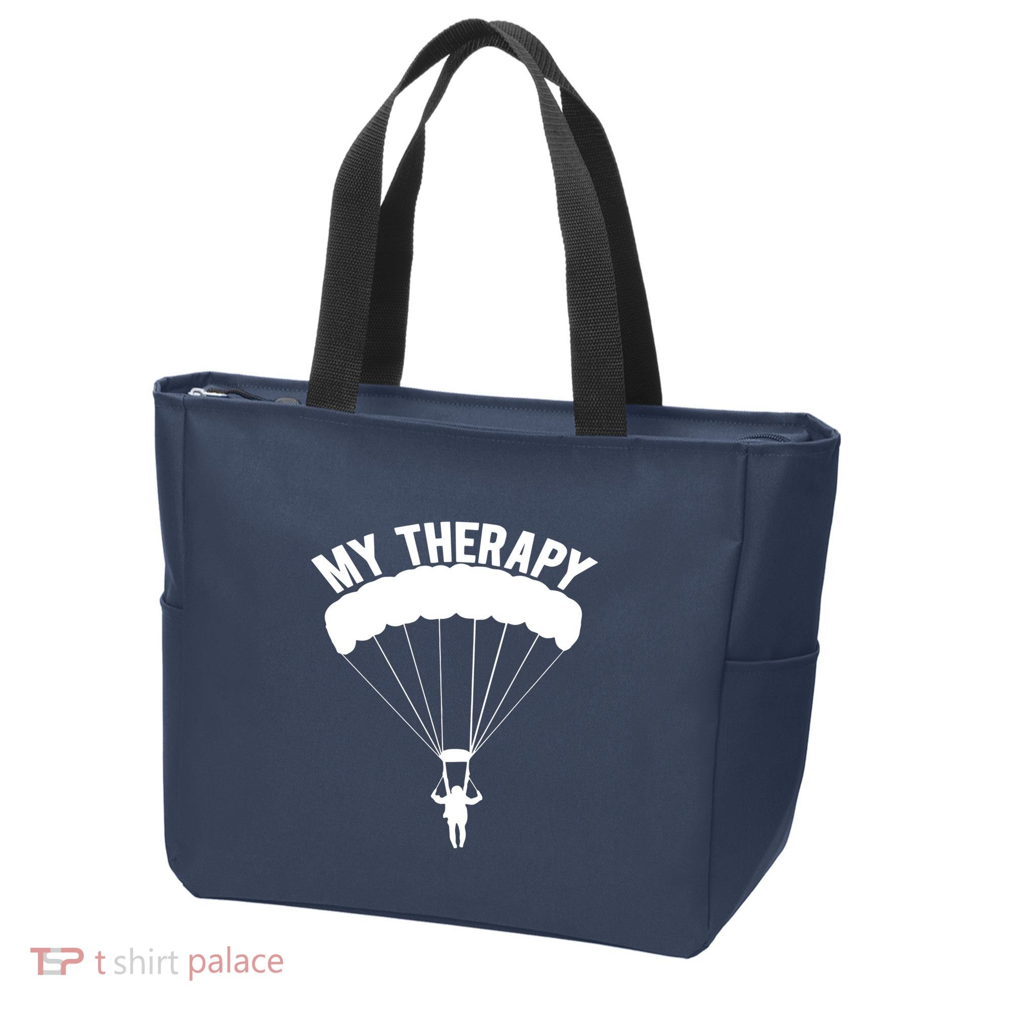 Funny Skydive Sayings, Parachuting Gift, Skydiver Present Tote Bag